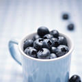 cup of blueberries