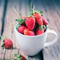 cup of strawberries