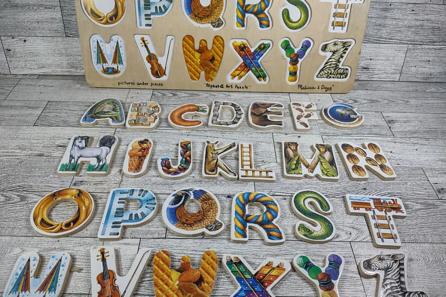 preschool alphabet puzzle