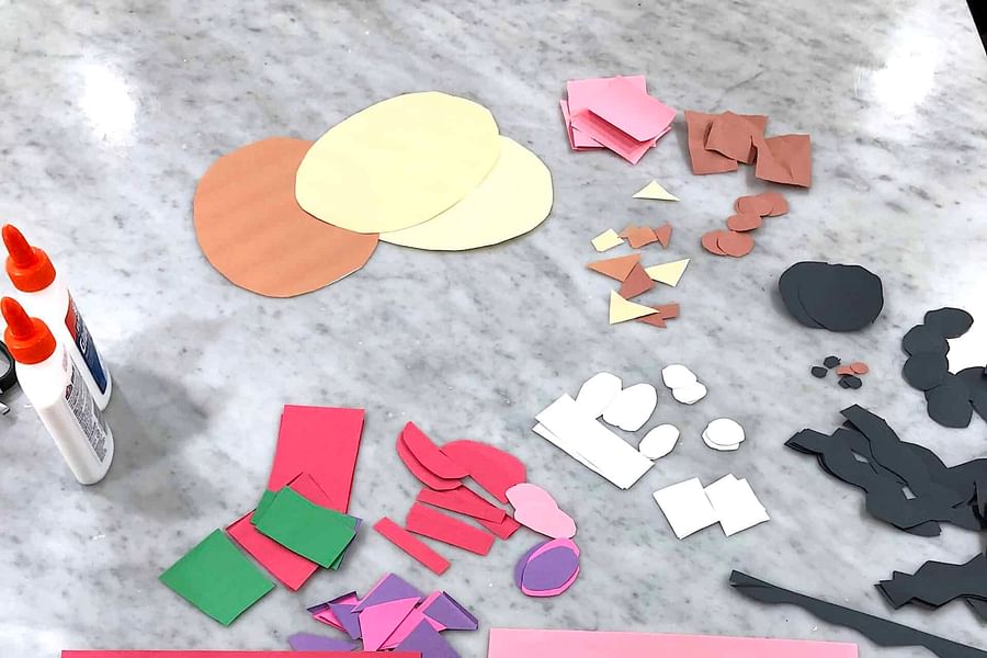 preschool self portrait drawing