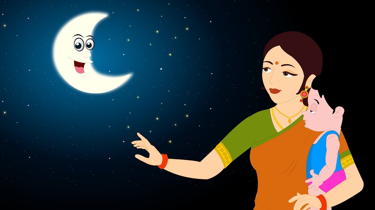 Chanda Mama Door Ke song illustration