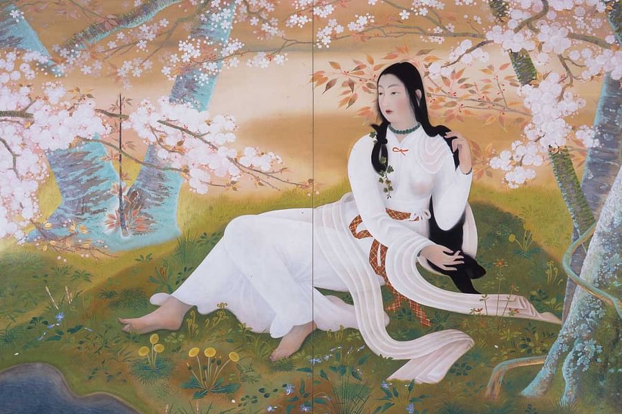 Sakura Sakura song illustration