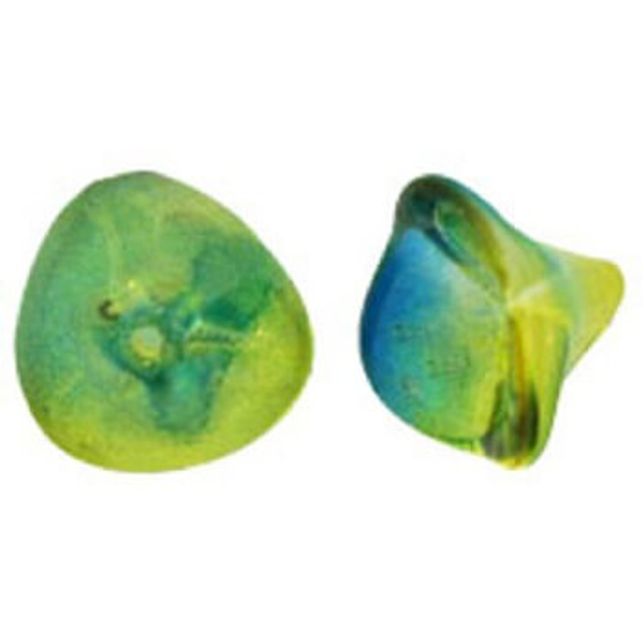 blue green glass gems for crafts