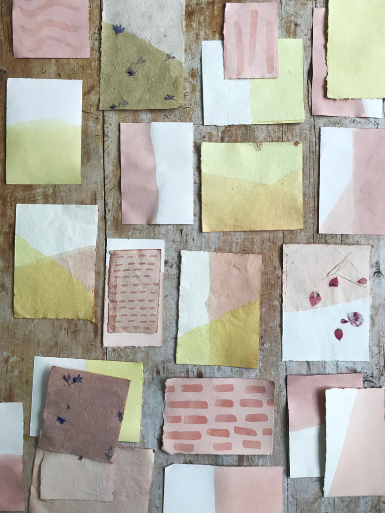 natural dyes for paper