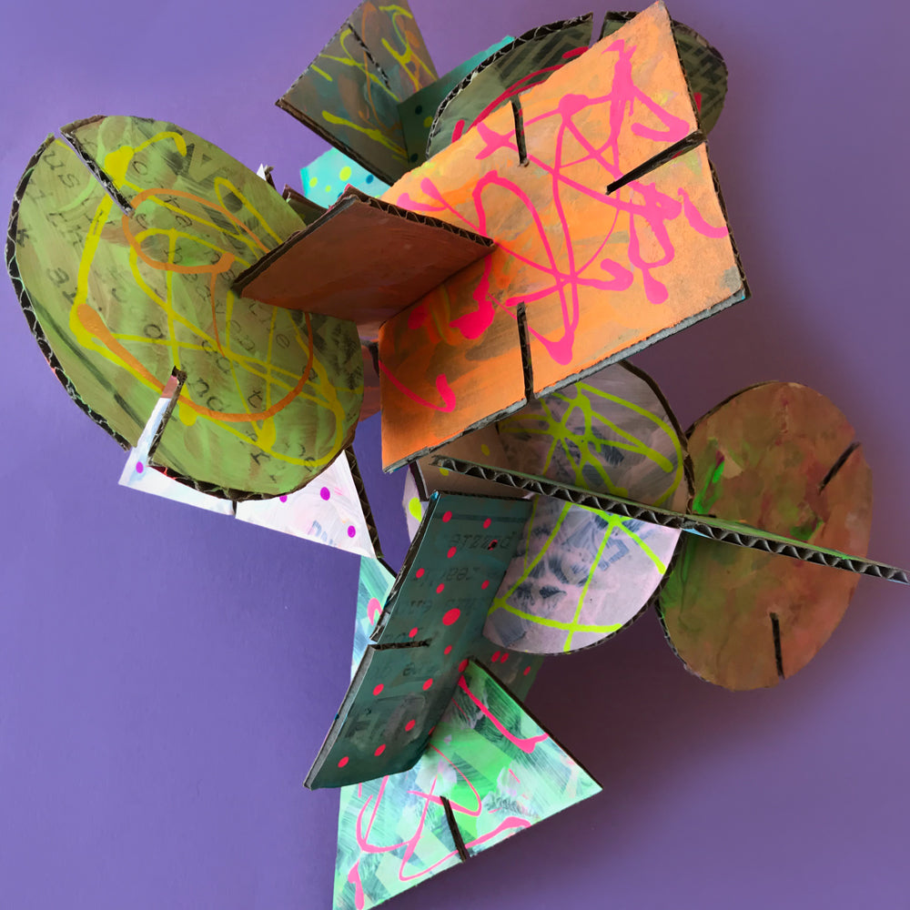 recycled cardboard craft