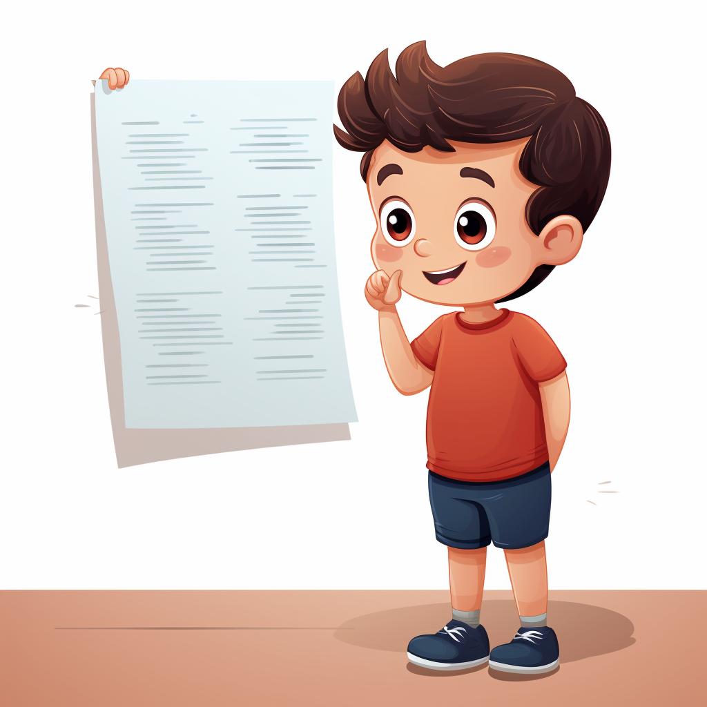 A child looking at the letter I worksheet with curiosity