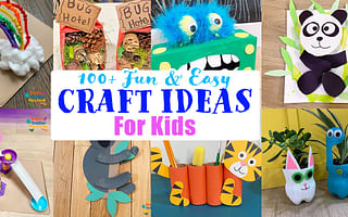 What are some easy and fun crafting ideas for preschoolers?