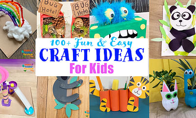 What are some easy and fun crafting ideas for preschoolers?