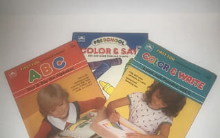 What are some educational coloring books for preschoolers?