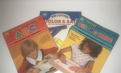 What are some educational coloring books for preschoolers?