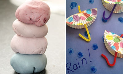 What are some popular home art and craft projects for preschoolers?